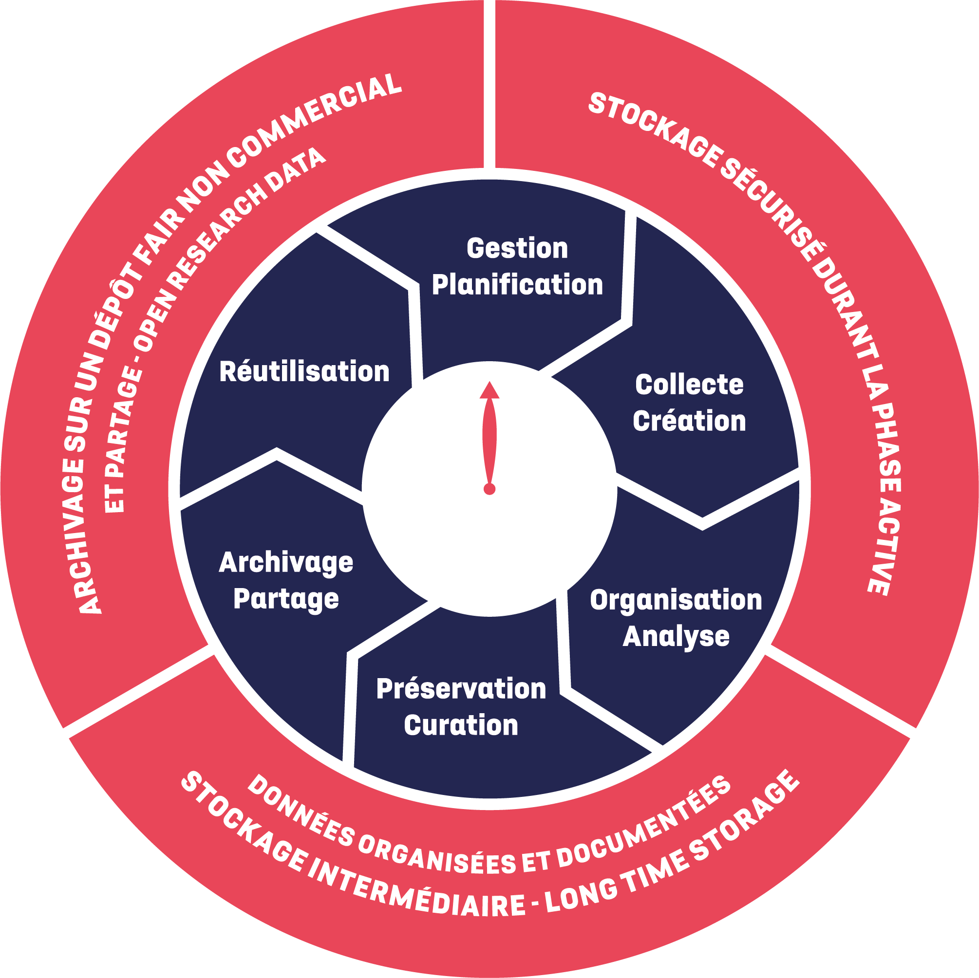 Le cycle de vie de la donnée