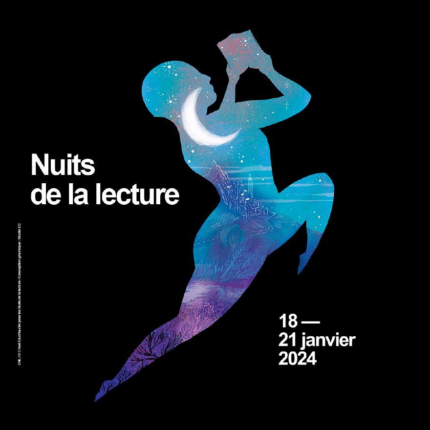 Visuel Nuits de la lecture 2024